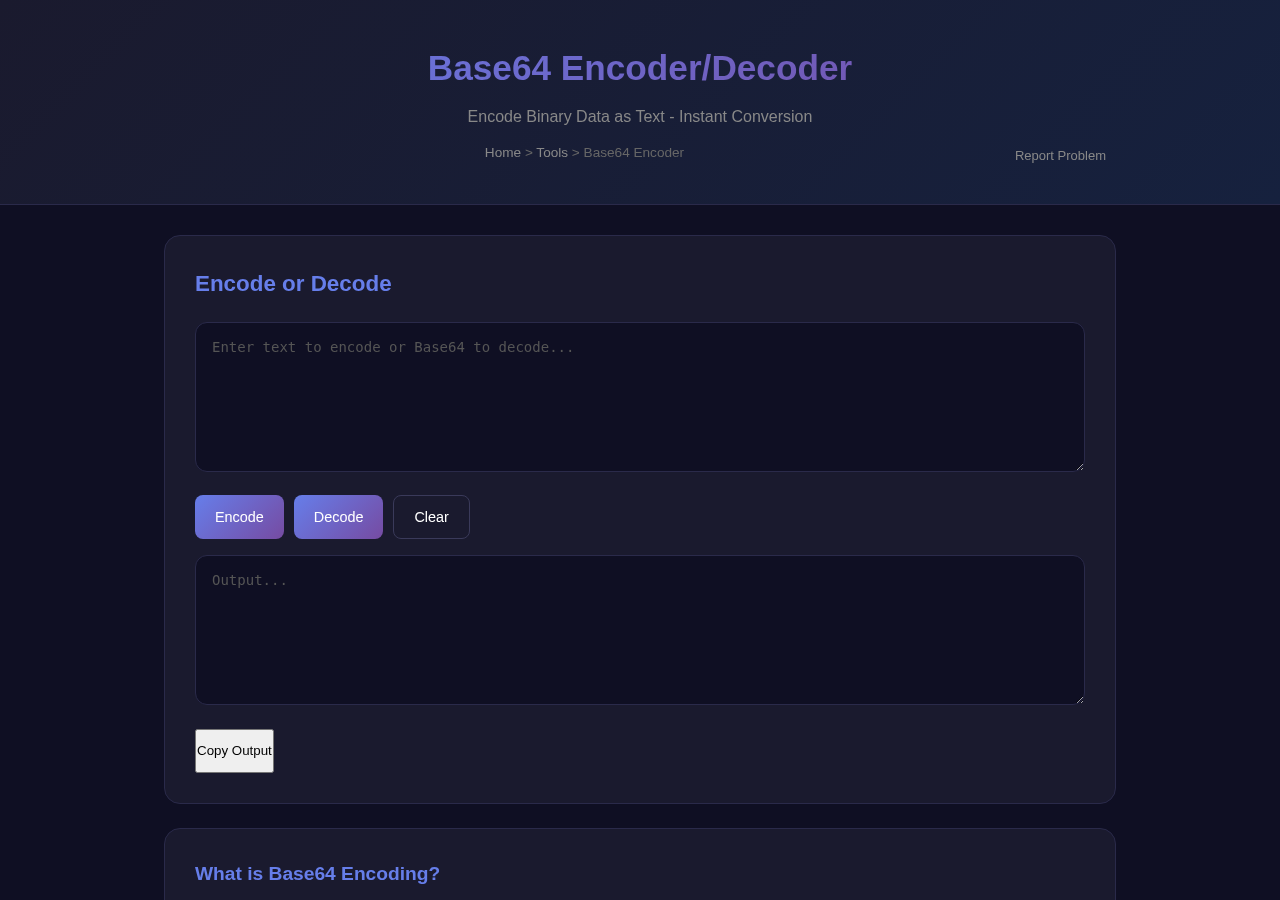 Encode Base64 Online — Free Tool
