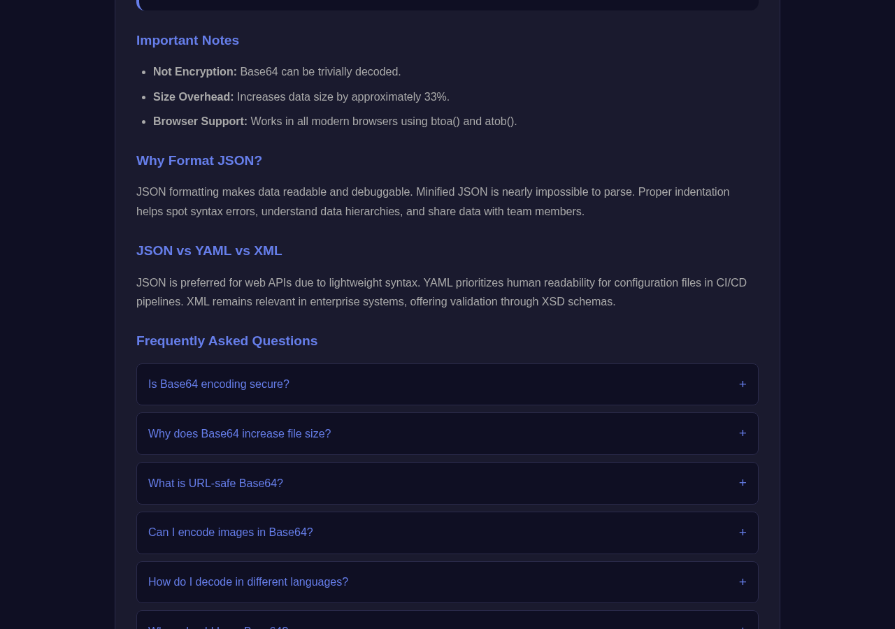 Base64 Encoder tool interface