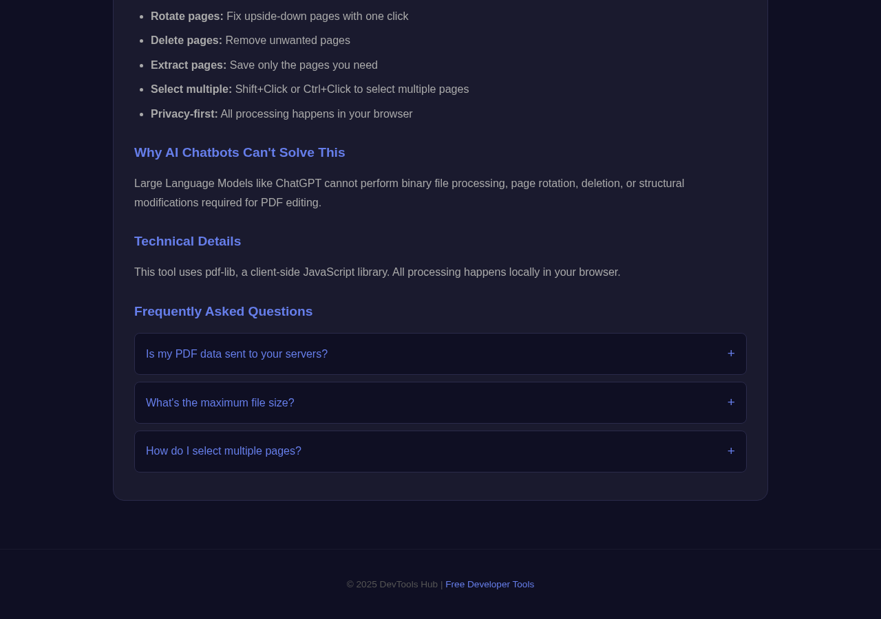 Pdf Editor tool interface