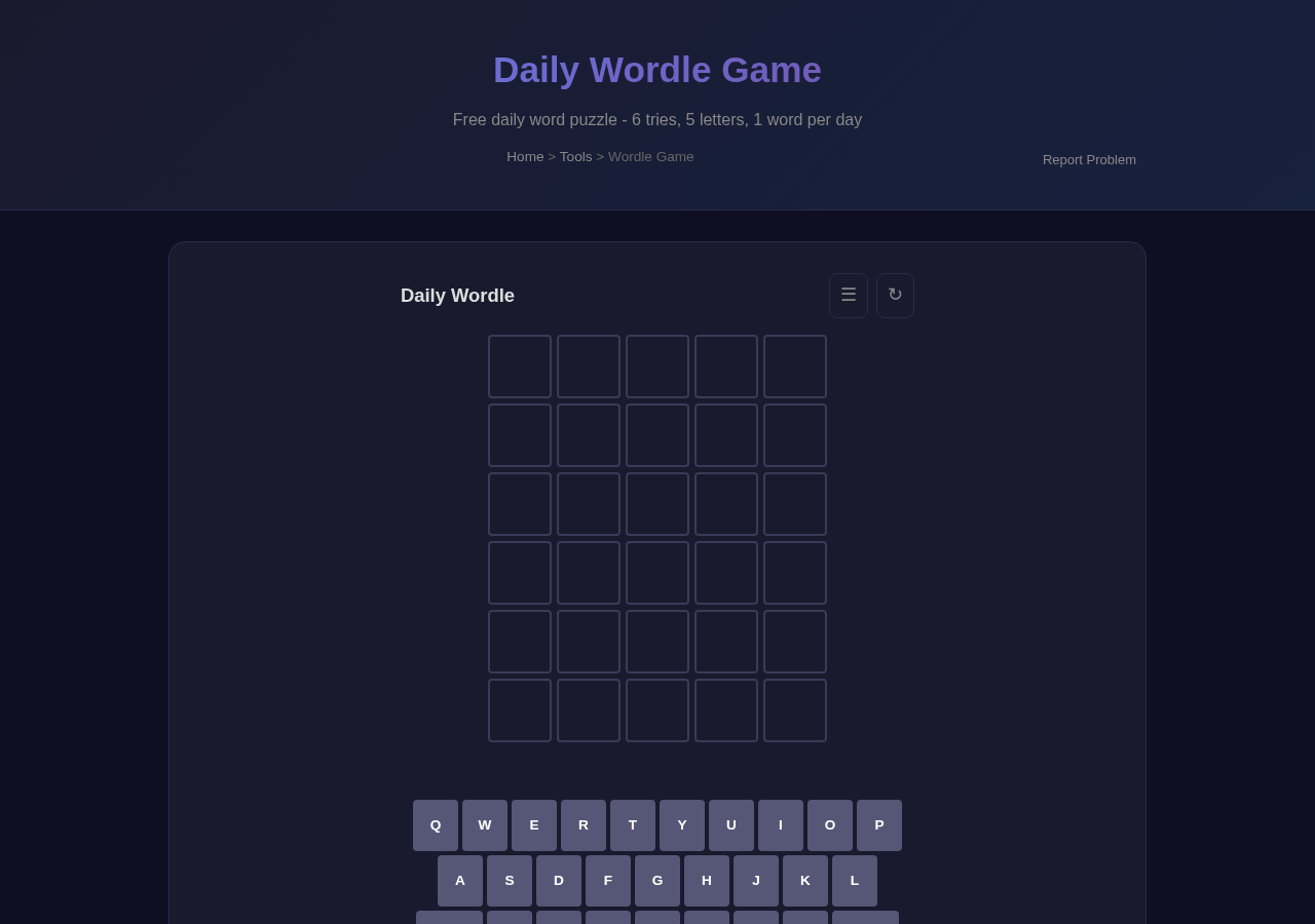 Wordle Game — Free Online Tool